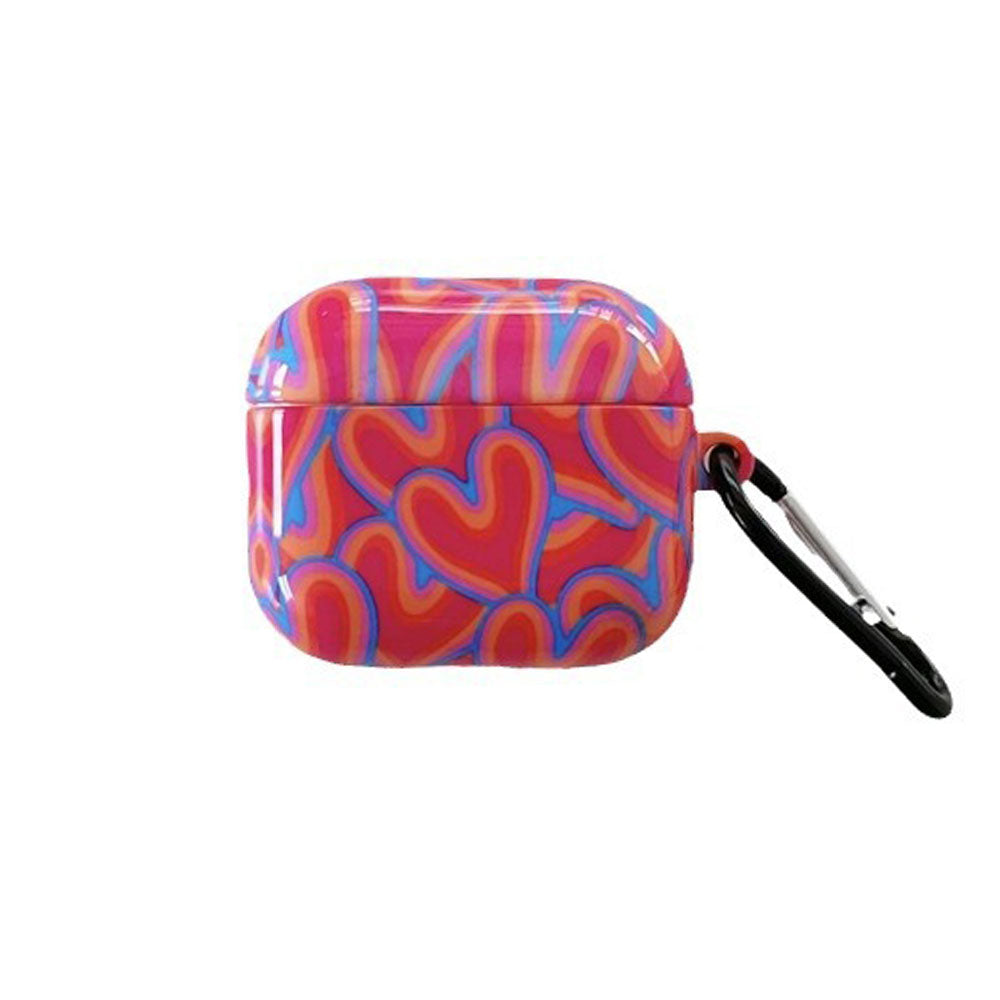 Powder Blue Heart Airpods Case