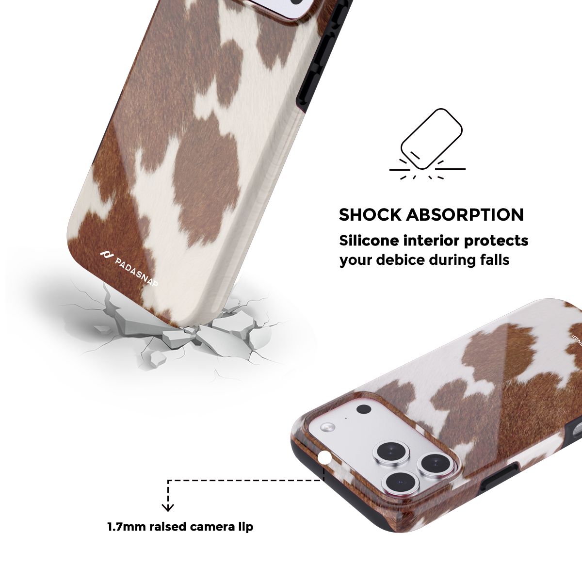 Cow Print MagSafe Phone Case