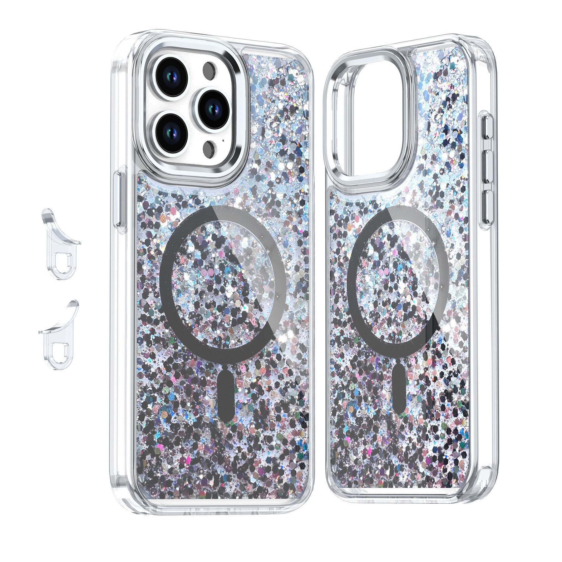 All That Glitter | MagSafe Phone Case Grip Strap With Removable Corners