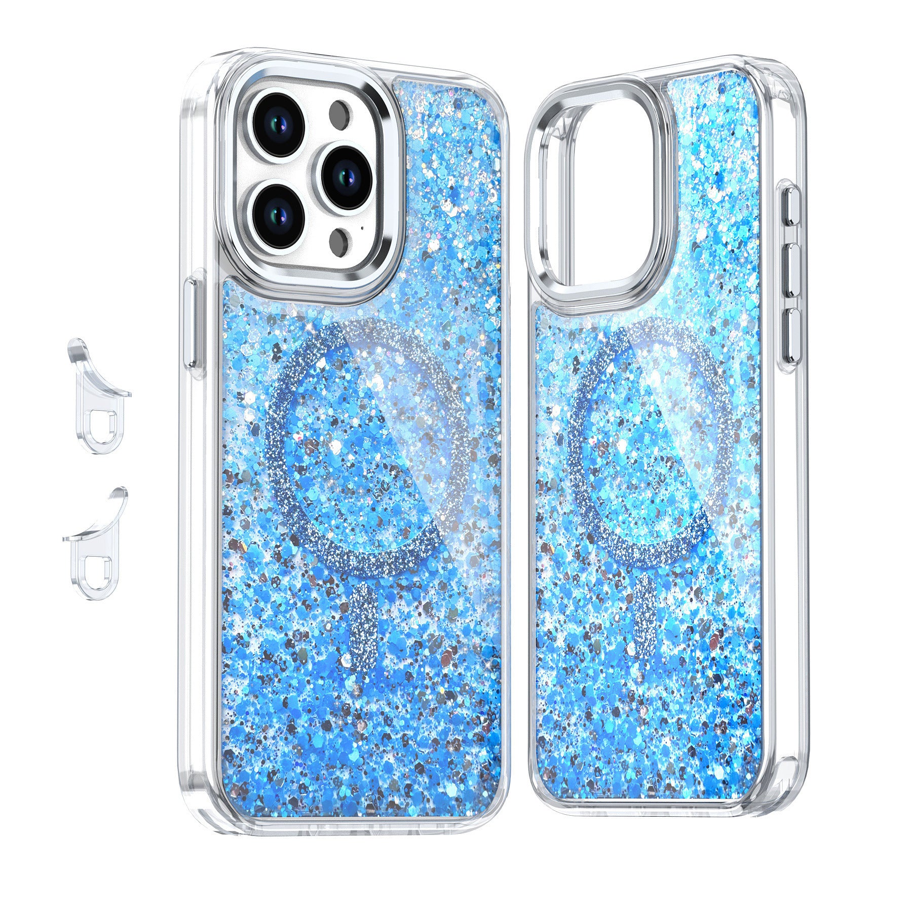 All That Glitter | MagSafe Phone Case Grip Strap With Removable Corners