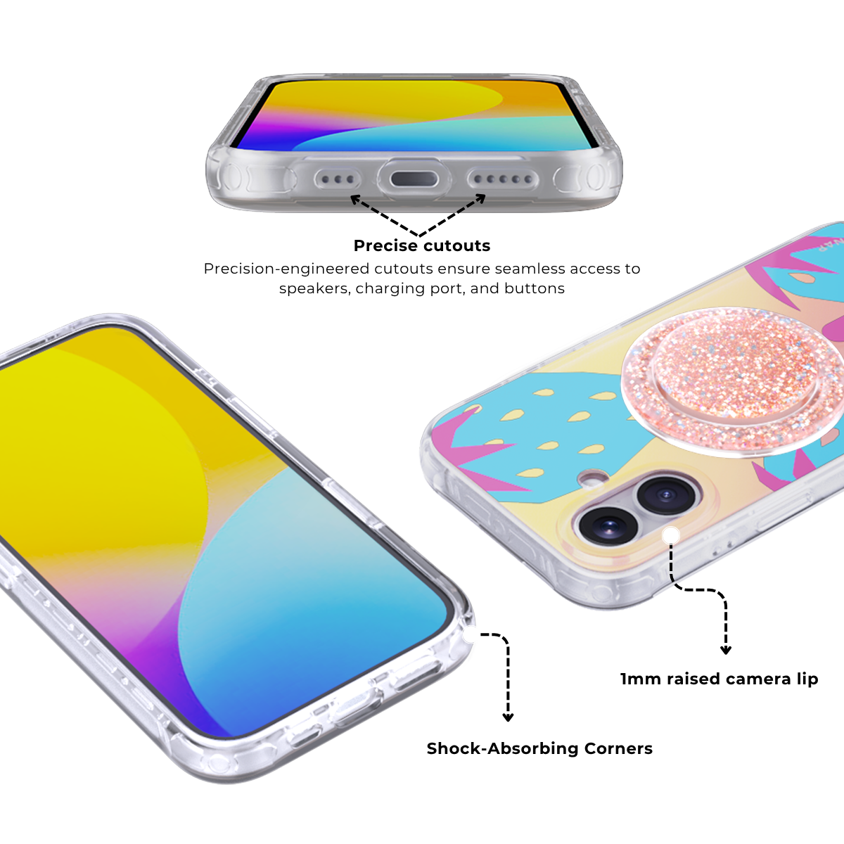 BerryBlast | Pink MagSafe Phone Case