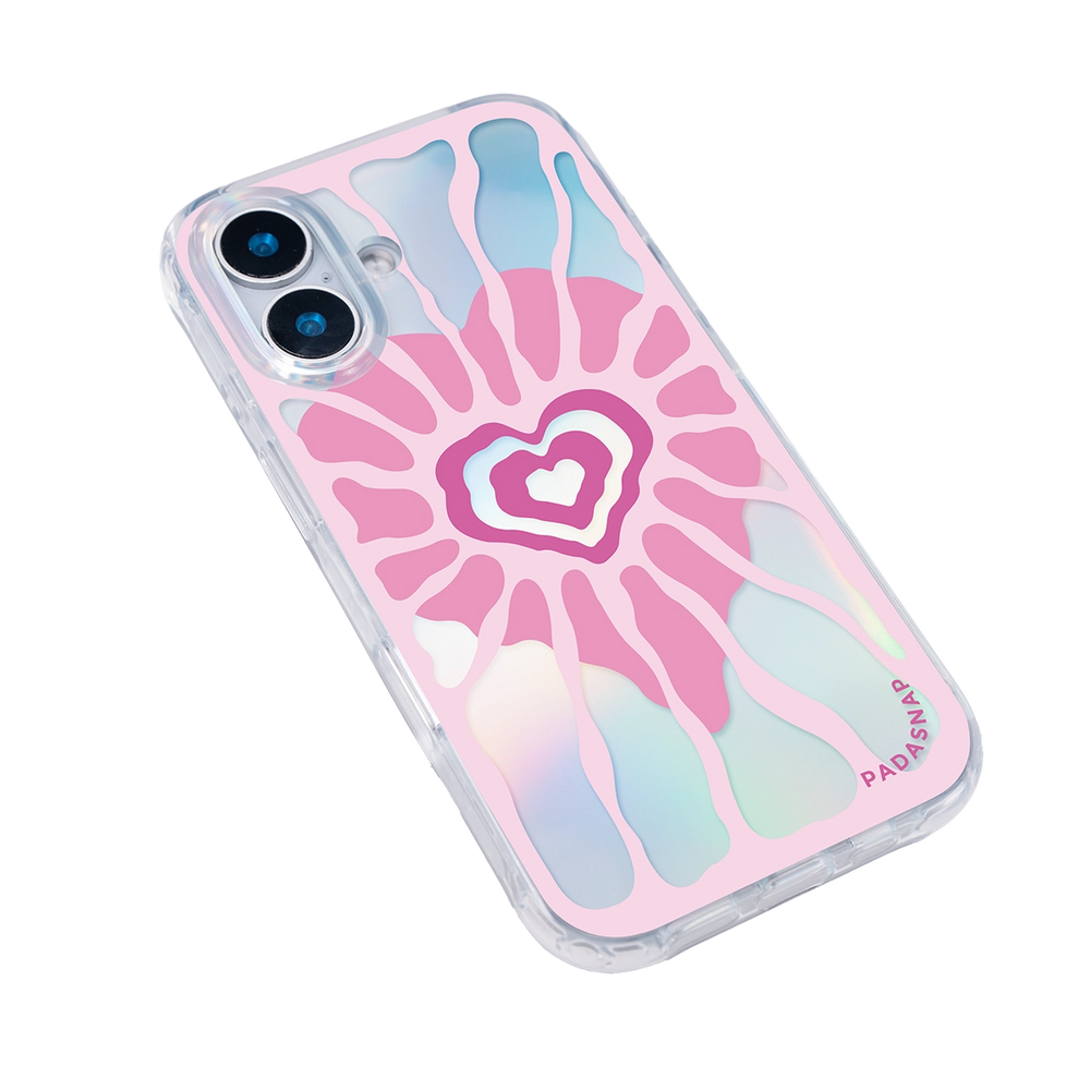Radiant Hearts | Pink MagSafe Phone Case