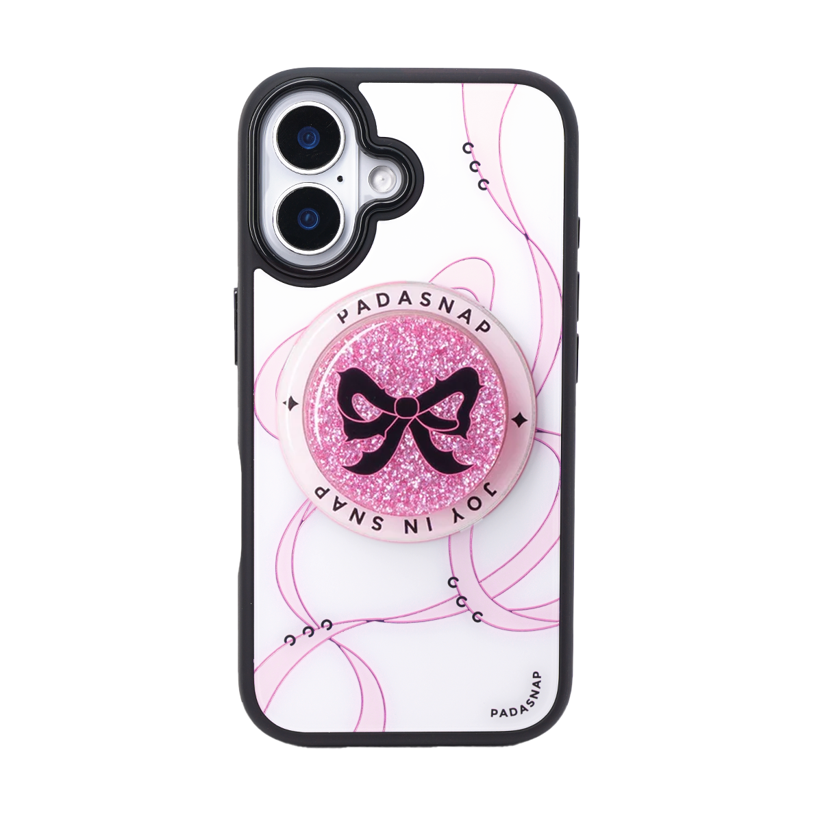 Ballet Ribbons | Pink MagSafe Phone Case Grip Set
