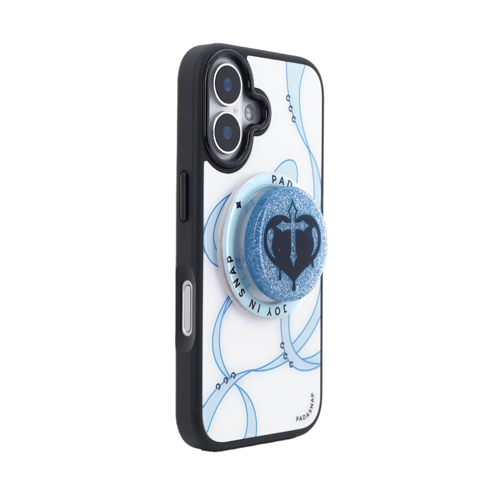 Ballet Ribbons | Blue MagSafe Phone Case Grip Set