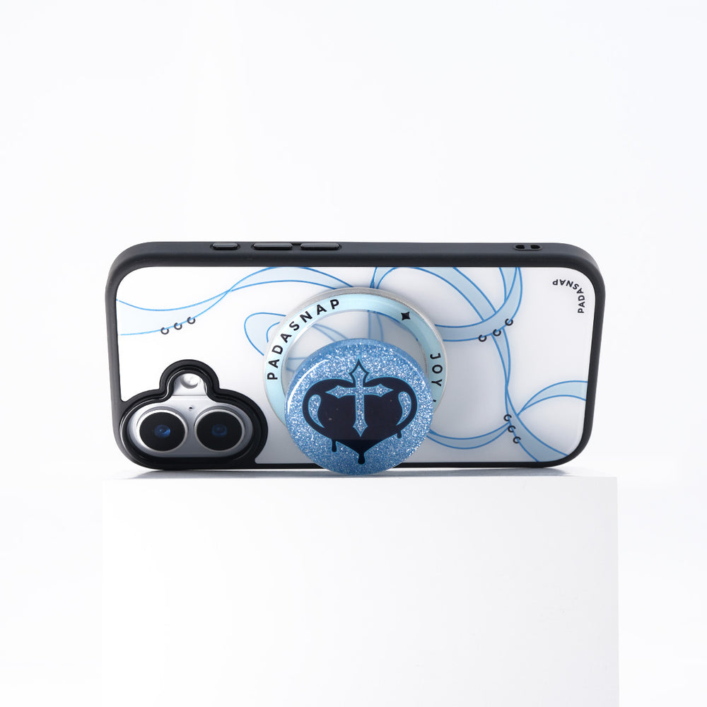 Ballet Ribbons | Blue MagSafe Phone Case Grip Set