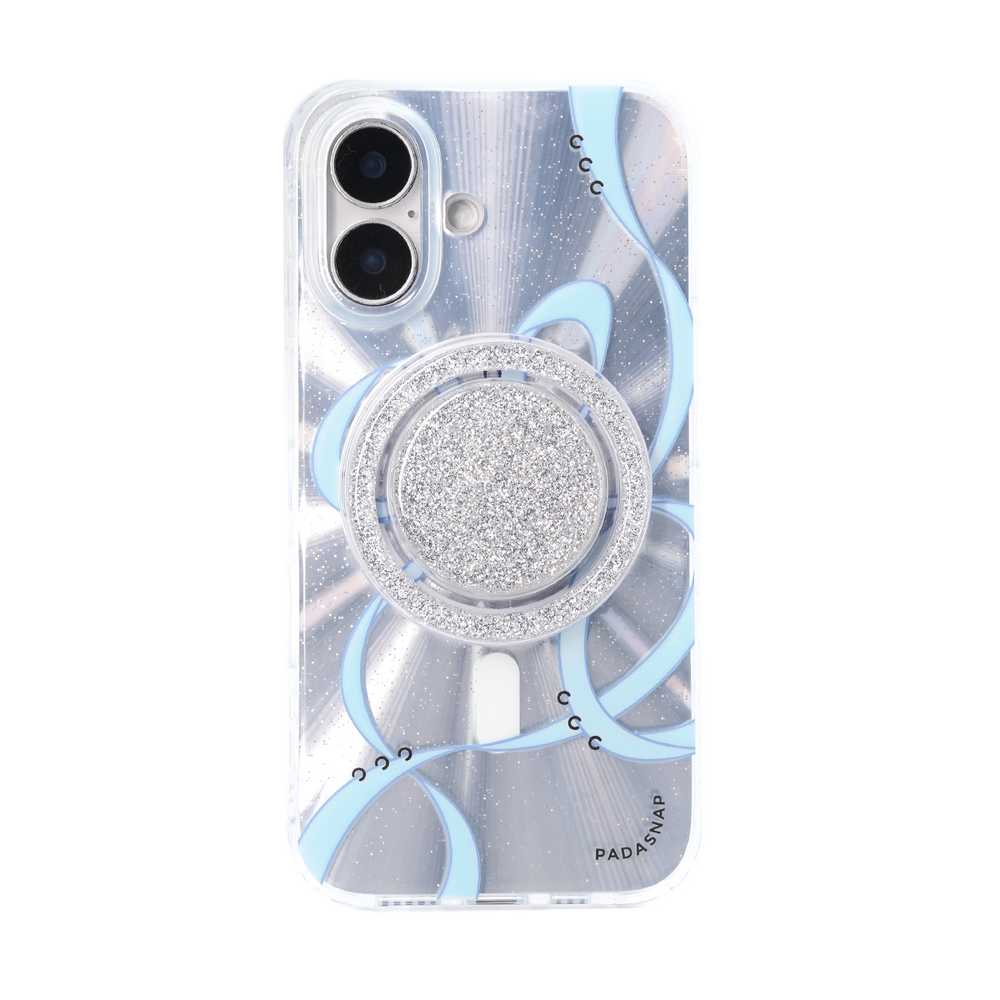 Starry Ribbons | Blue Radiation MagSafe Phone Case Grip Set