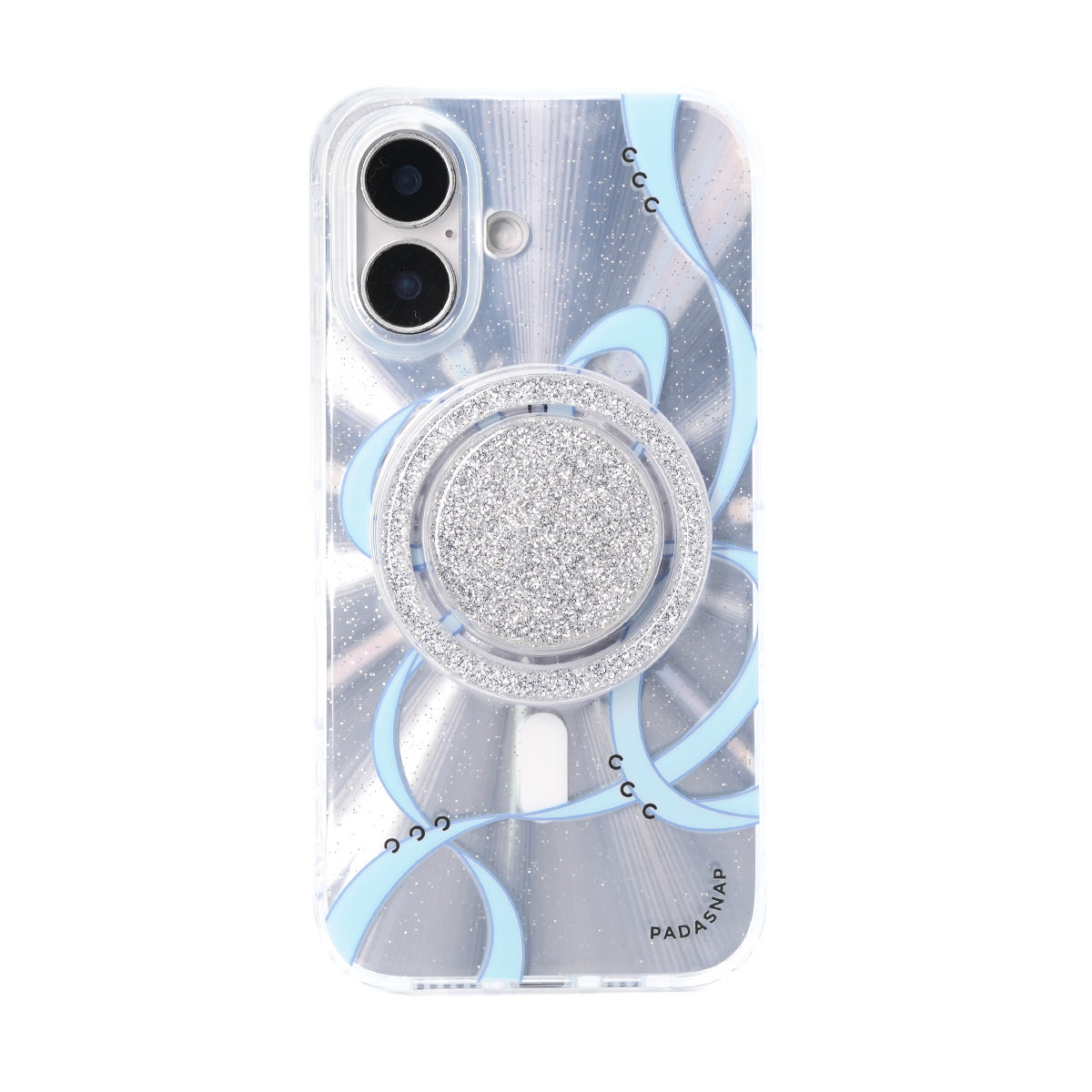Starry Ribbons | Blue Quicksand MagSafe Phone Case Grip Set