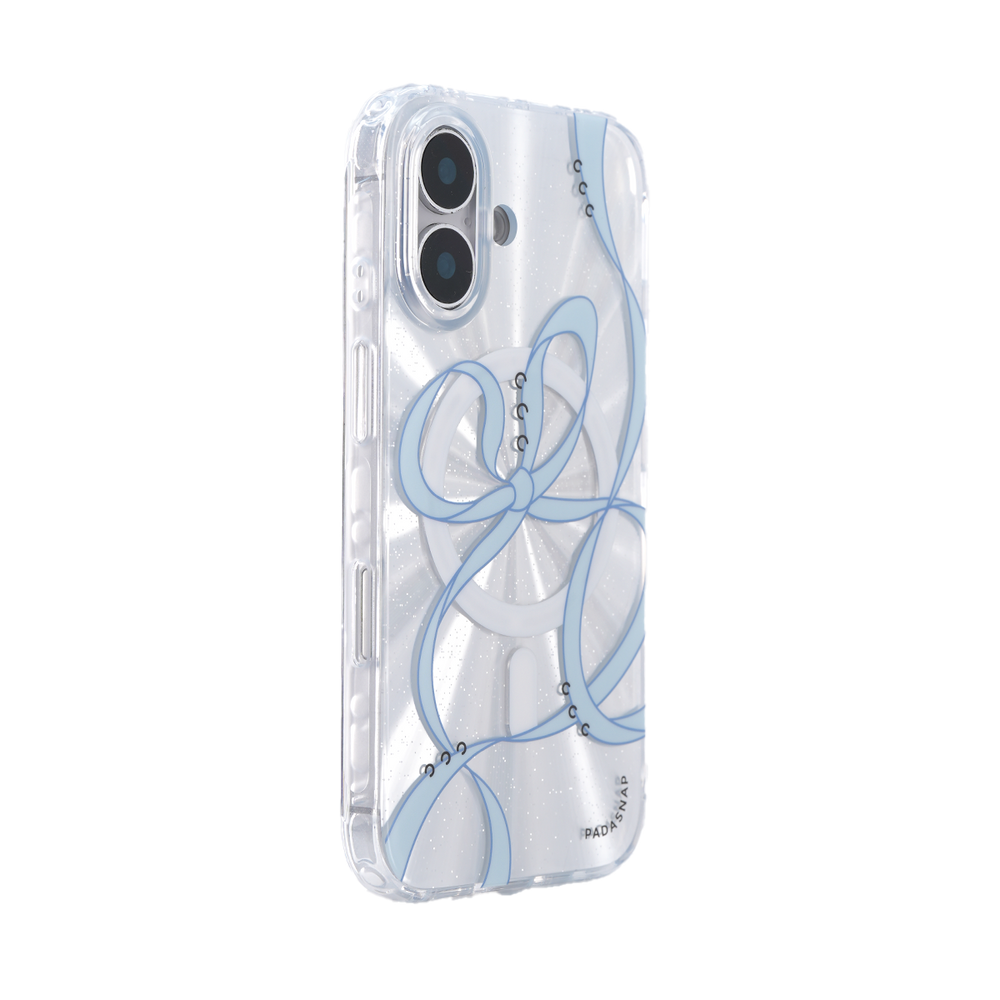 Starry Ribbons | Blue Radiation MagSafe Phone Case