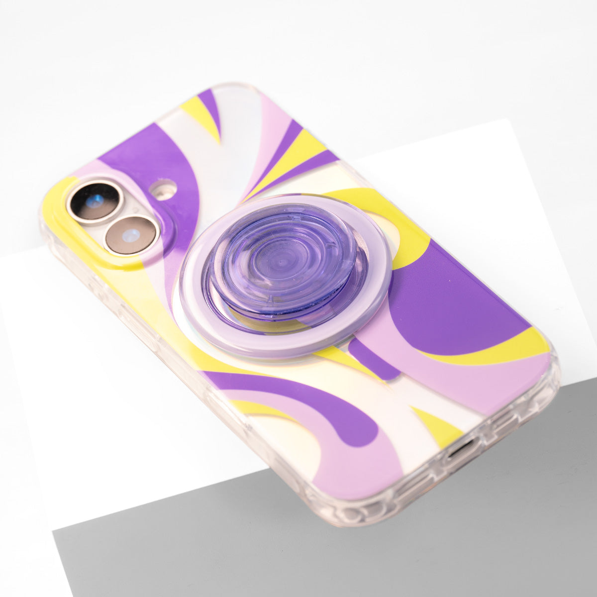 Luminous Strokes | Red MagSafe Phone Case Grip Set