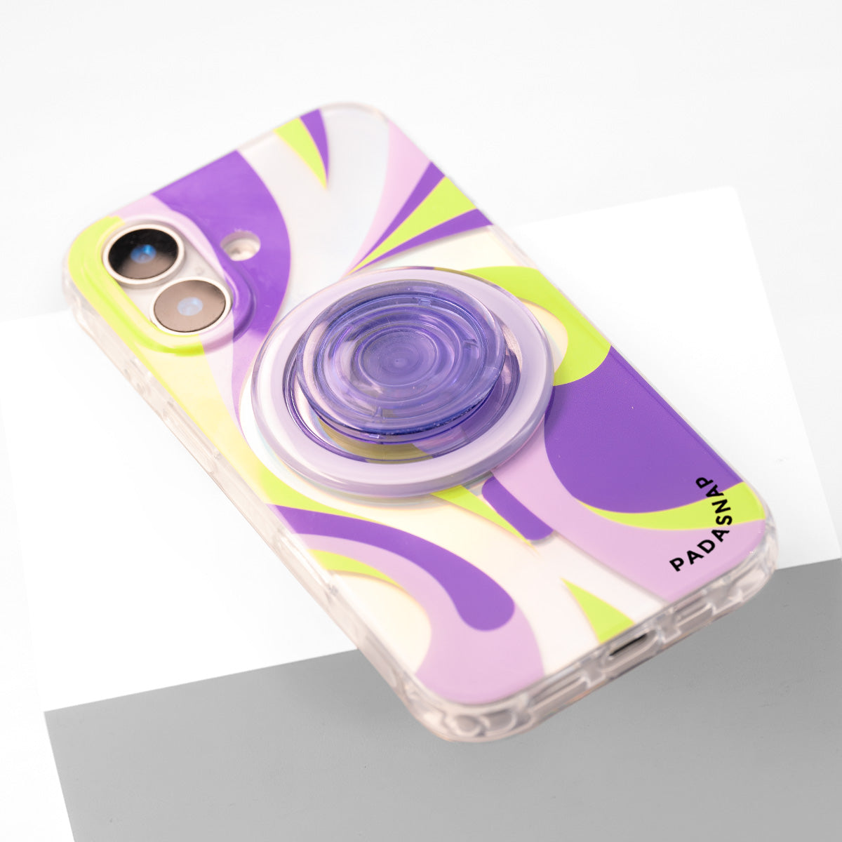 Luminous Strokes | Red MagSafe Phone Case Grip Set