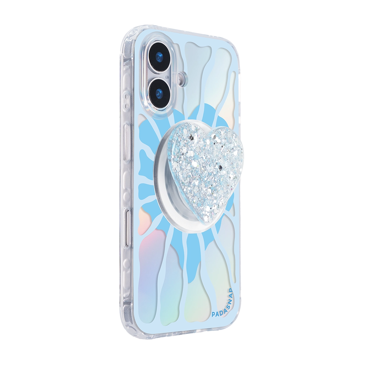Radiant Hearts | Blue MagSafe Phone Case Grip Set
