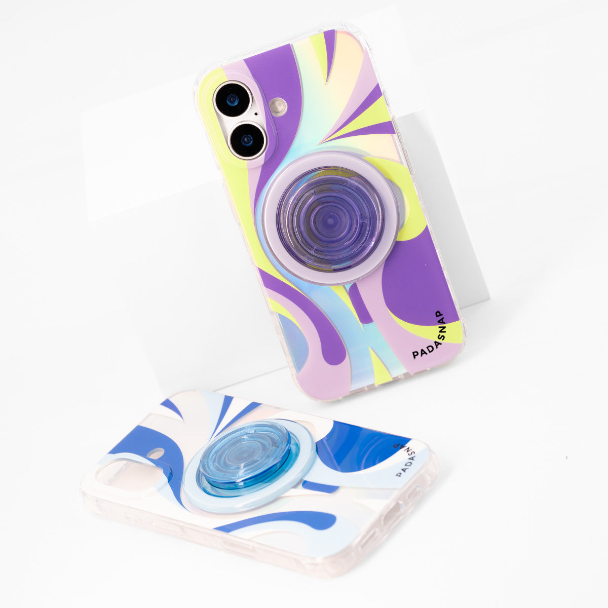 Luminous Strokes | Red MagSafe Phone Case Grip Set
