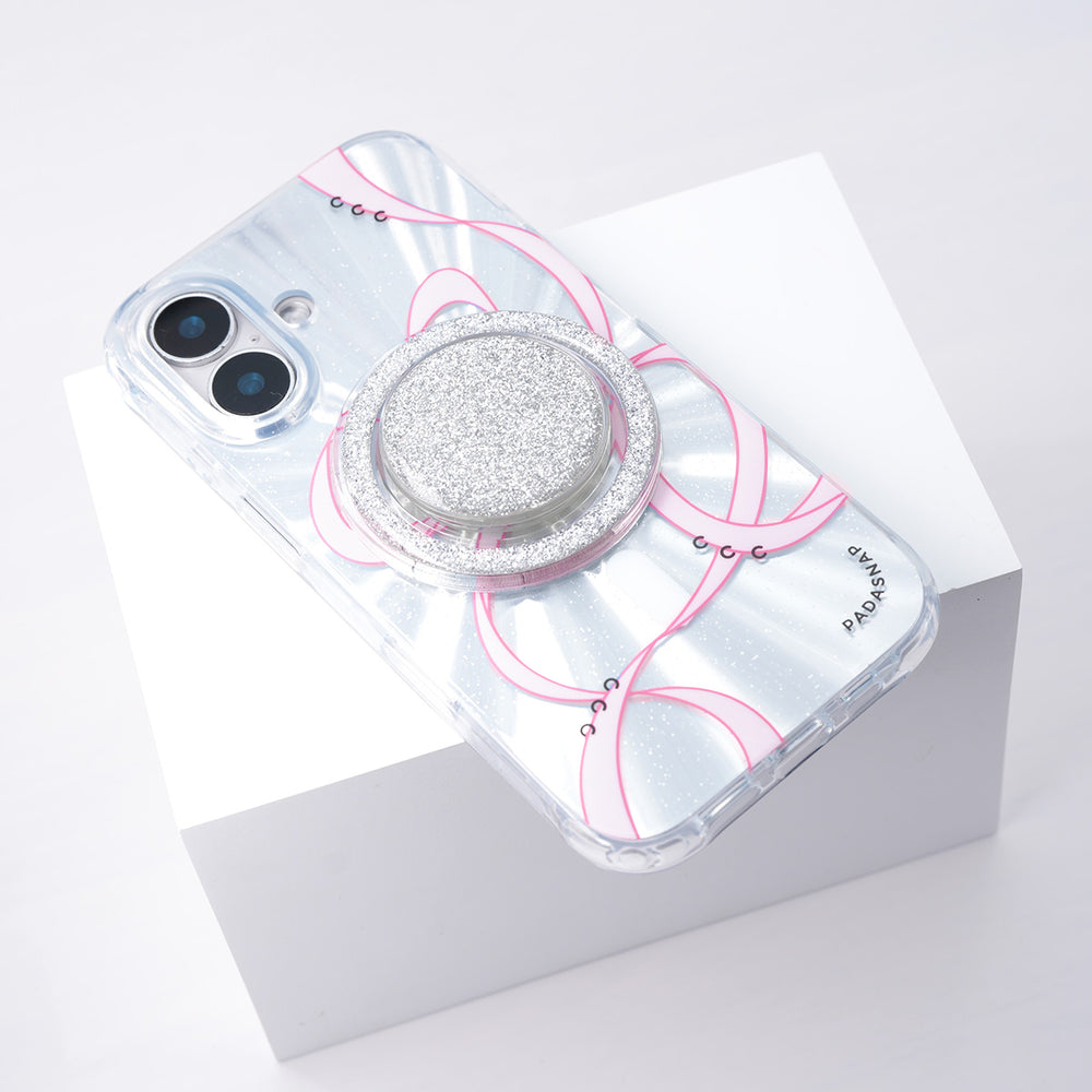 Starry Ribbons | Blue Radiation MagSafe Phone Case Grip Set