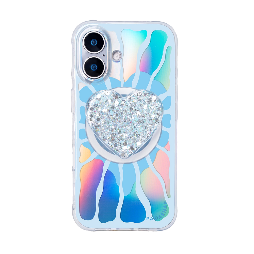 Radiant Hearts | Pink MagSafe Phone Case Grip Set