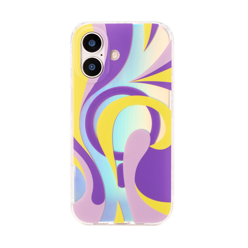 Luminous Strokes | Pueple MagSafe Phone Case Grip Set