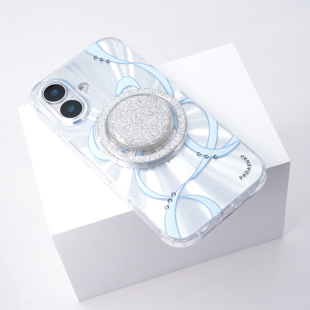 Starry Ribbons | Blue Quicksand MagSafe Phone Case Grip Set