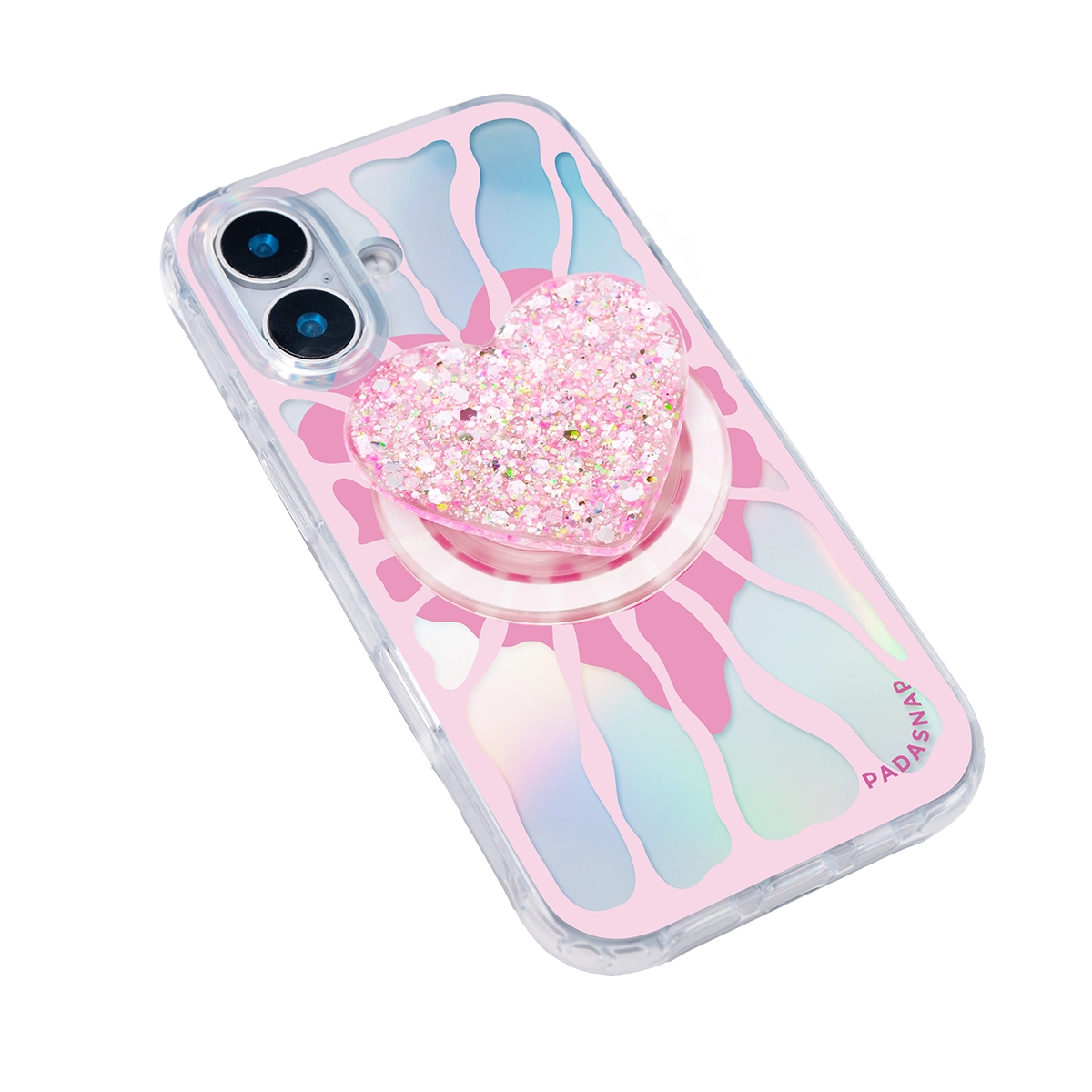Radiant Hearts | Blue MagSafe Phone Case Grip Set