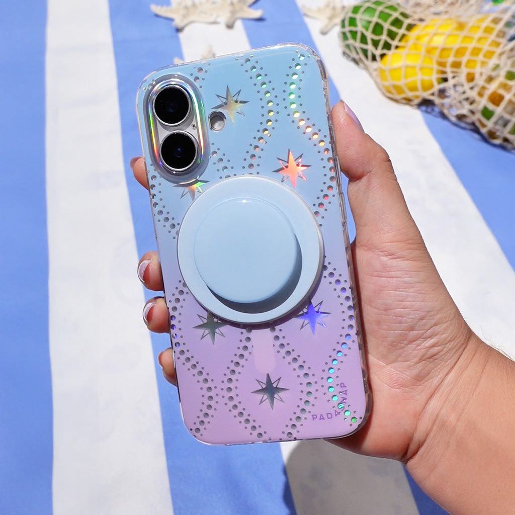 StellarGlow | Pearl MagSafe Phone Case Grip Set