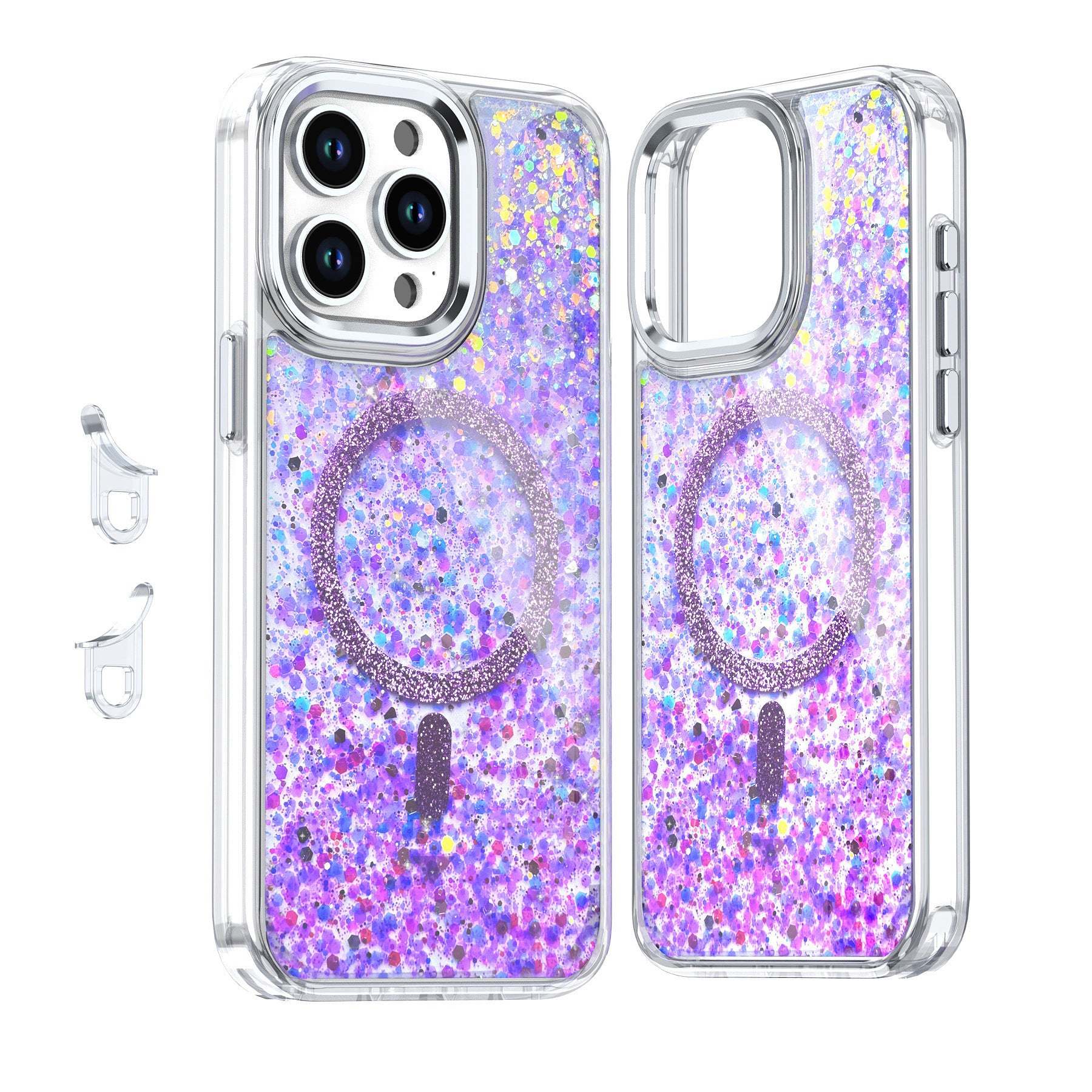 All That Glitter | MagSafe Phone Case Grip Strap With Removable Corners