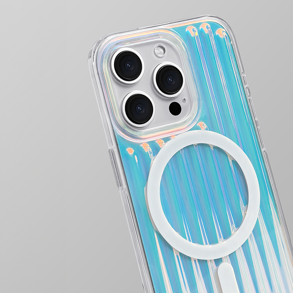 Vibrant Holiday | Laser Golden MagSafe Phone Case