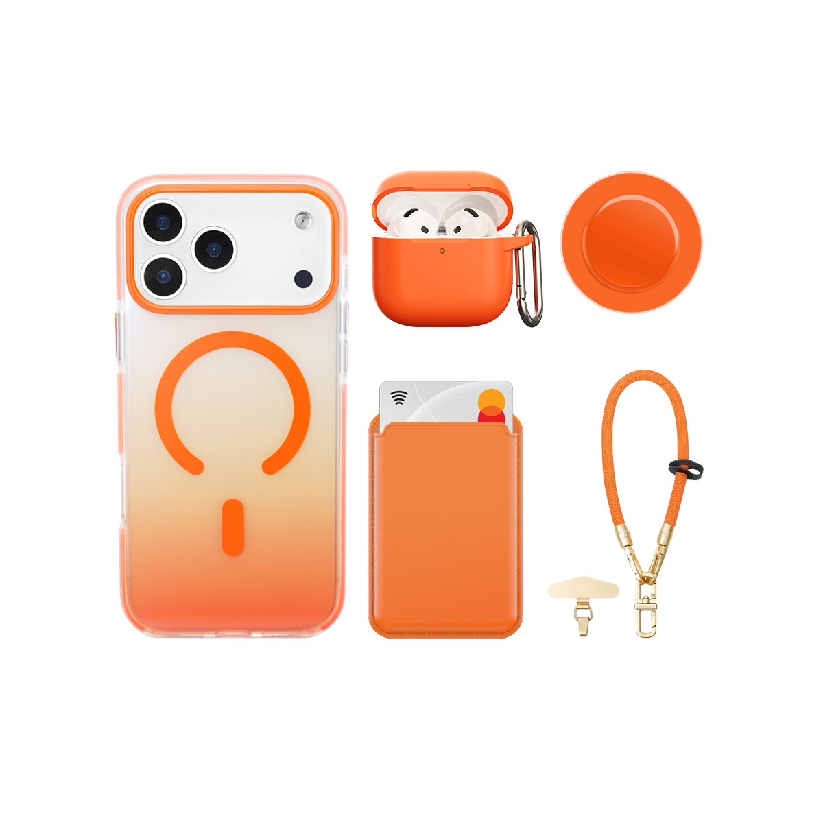 Chromatic Series Orange iPhone Bundle Set