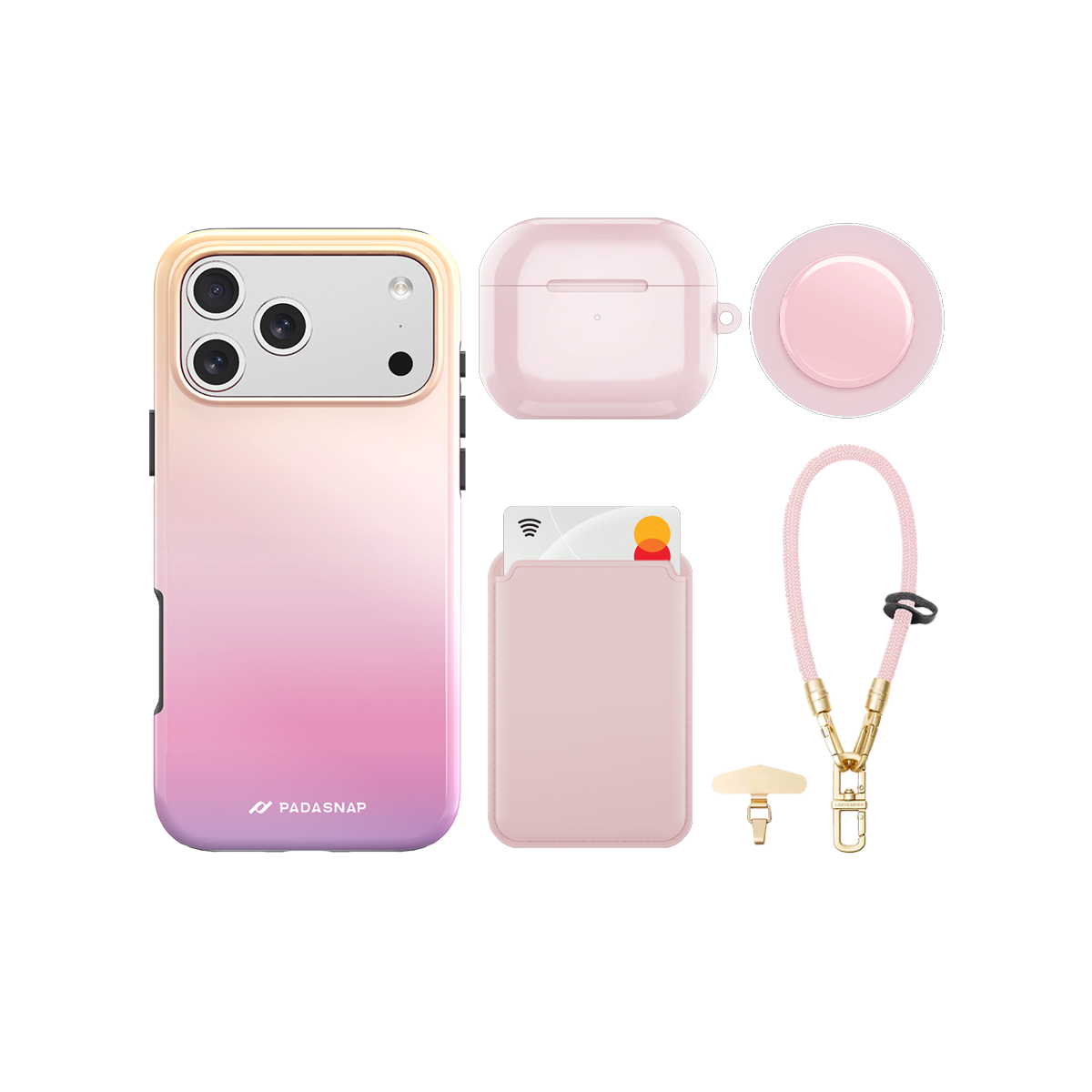 Sunset Pink iPhone Bundle Set