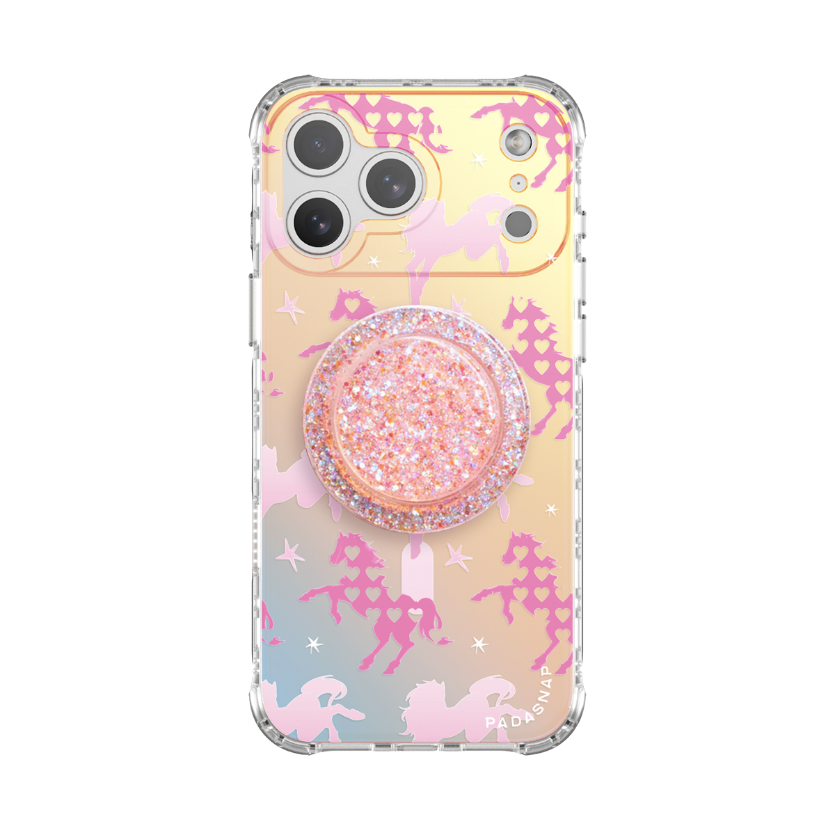 Pony Hugs Green MagSafe Phone Case Grip Set