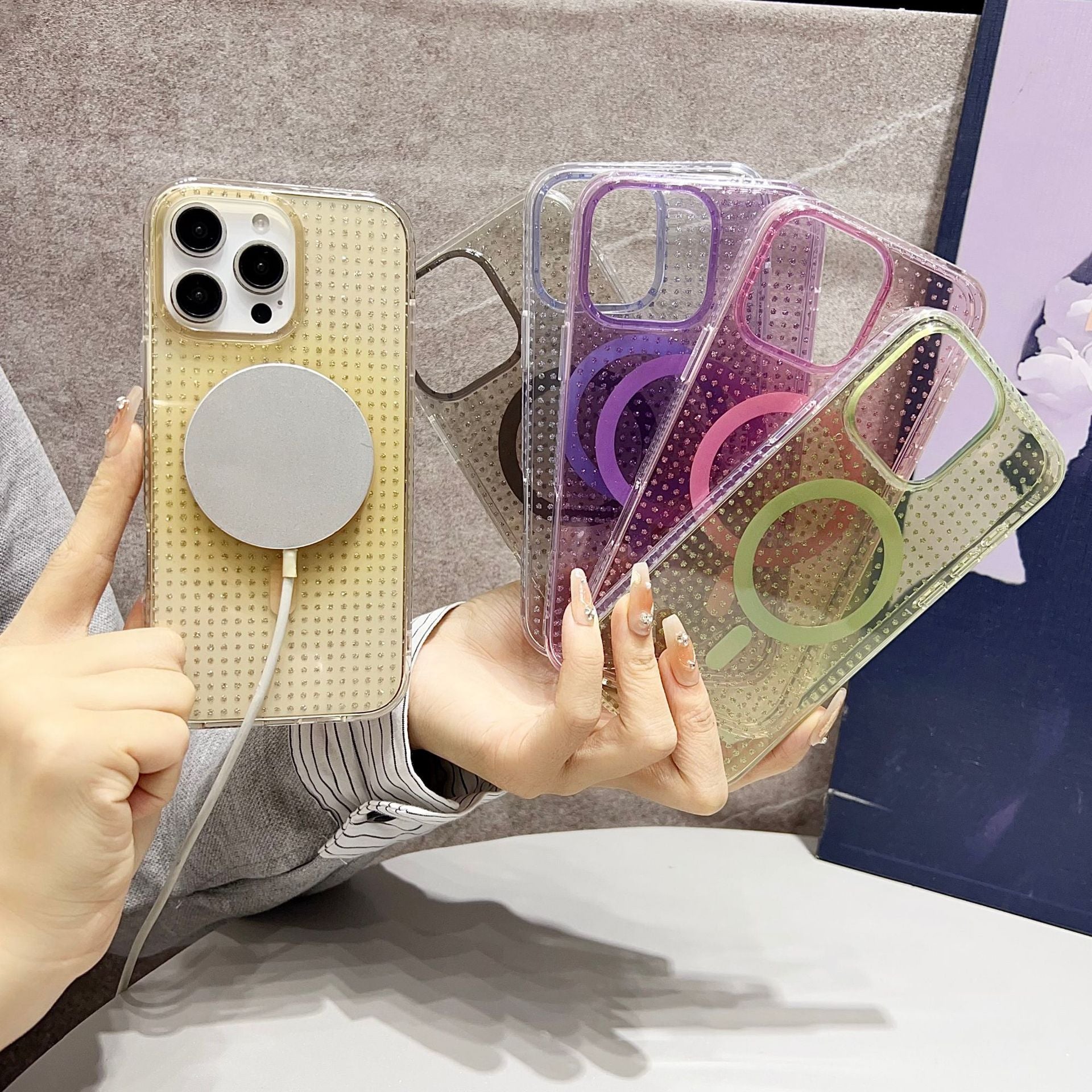Rhinestone Clear | MagSafe Phone Case