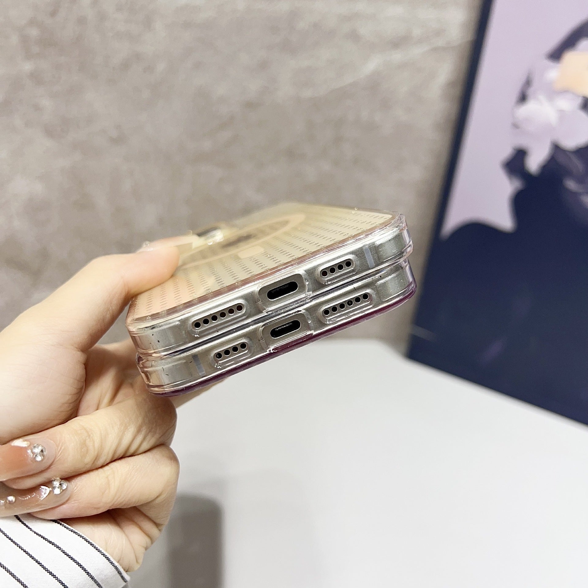 Rhinestone Clear | MagSafe Phone Case