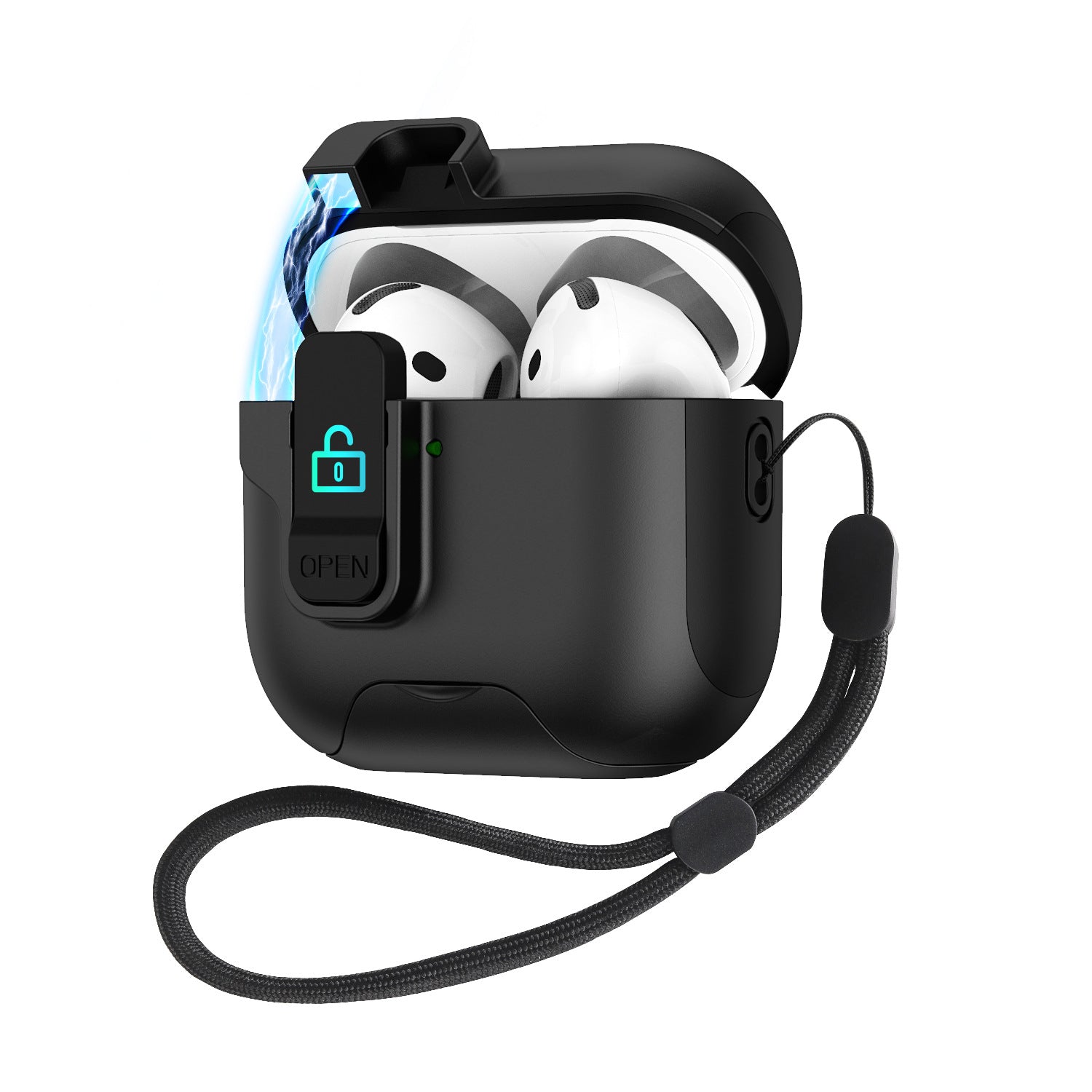 Apple earphone cover pop-up cover stand earphone case