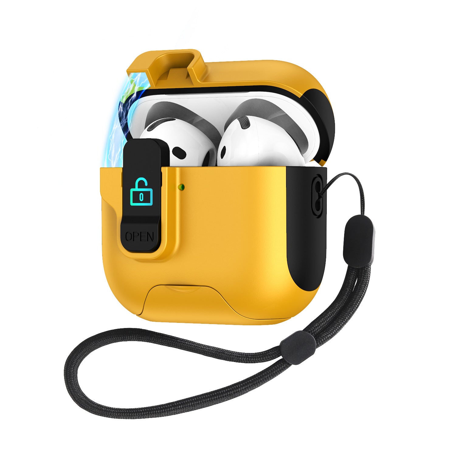 Apple earphone cover pop-up cover stand earphone case