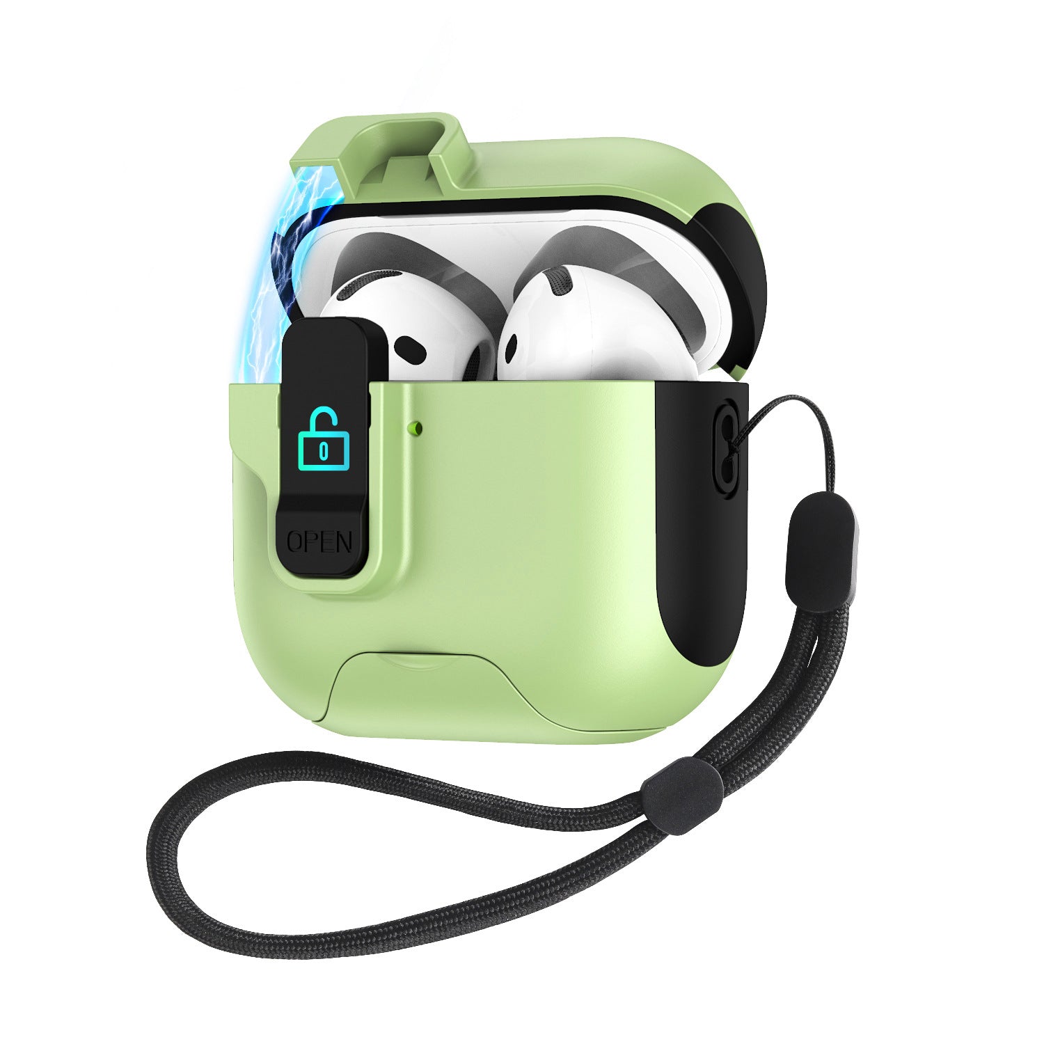 Apple earphone cover pop-up cover stand earphone case