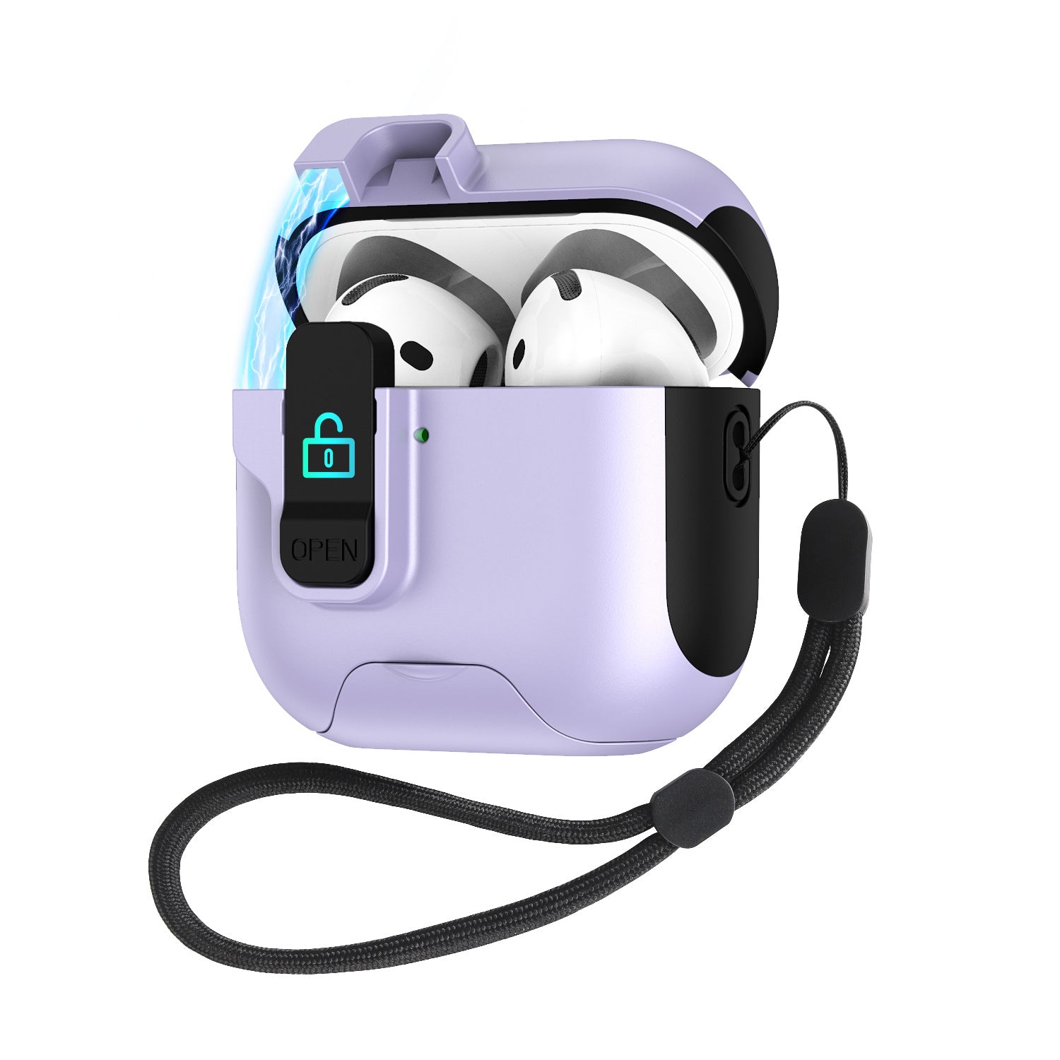 Apple earphone cover pop-up cover stand earphone case