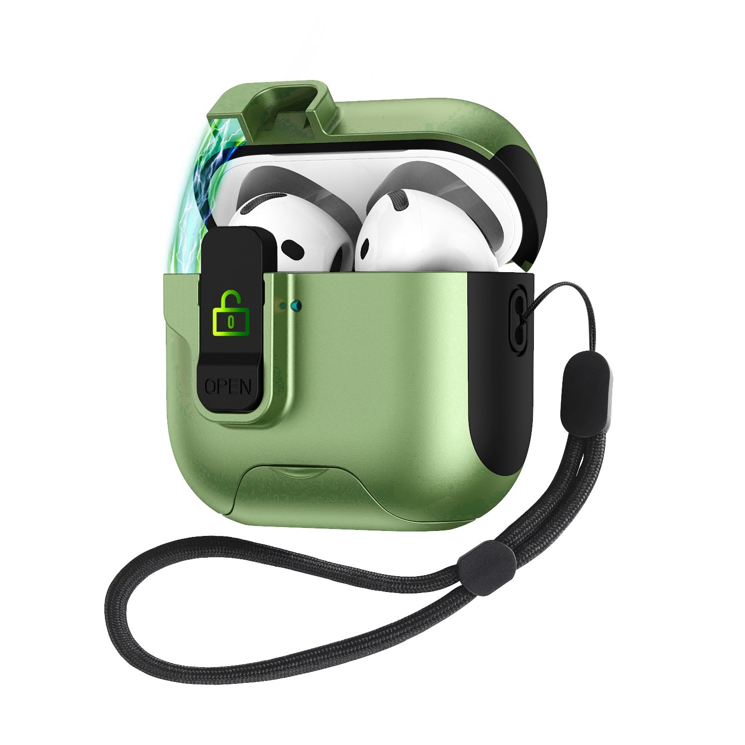 Apple earphone cover pop-up cover stand earphone case