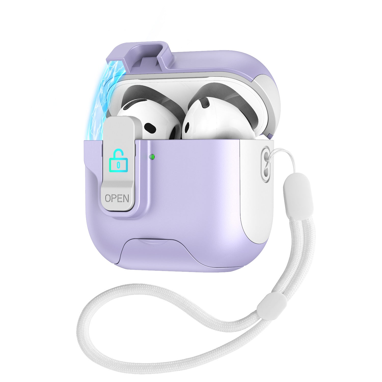 Apple earphone cover pop-up cover stand earphone case