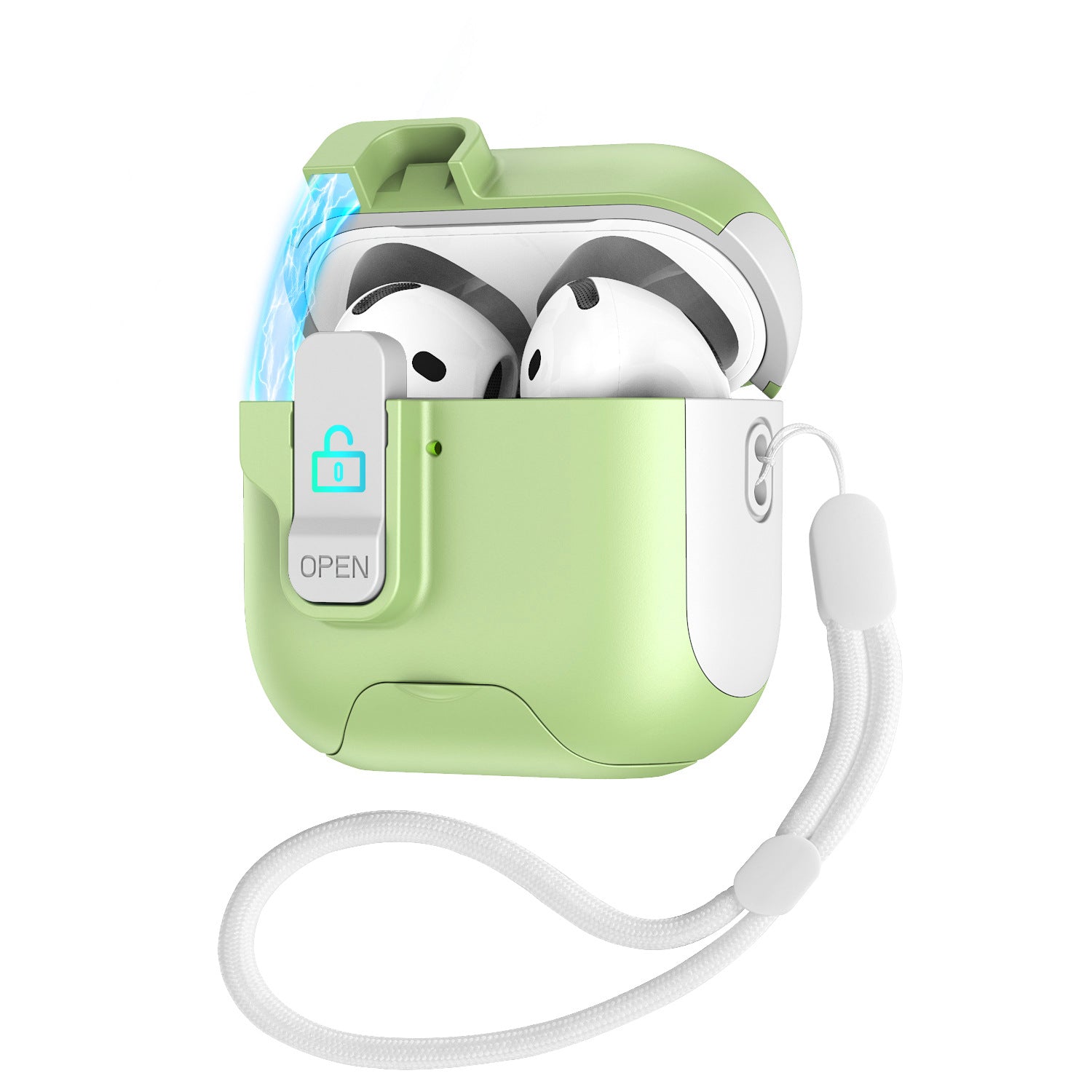 Apple earphone cover pop-up cover stand earphone case