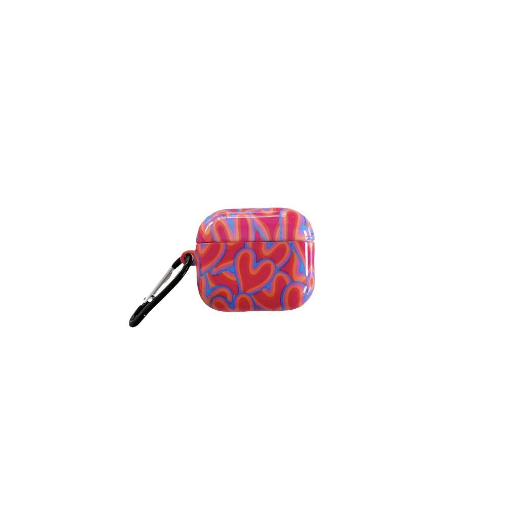 Powder Blue Heart Airpods Case