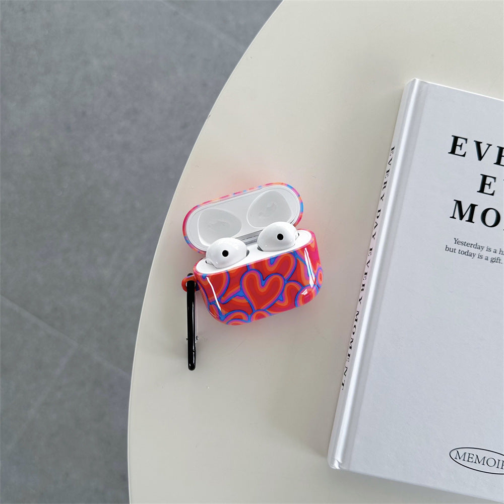 Powder Blue Heart Airpods Case