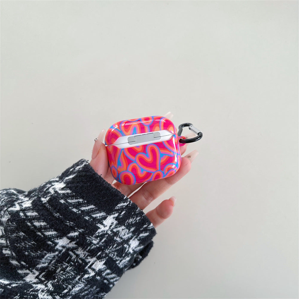 Powder Blue Heart Airpods Case