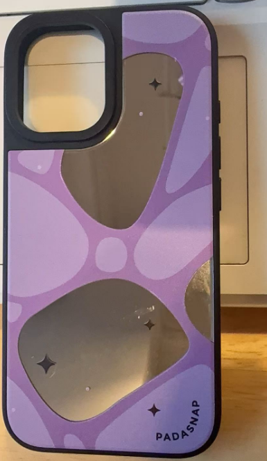 MirrorCharm | Purple MagSafe Phone Case