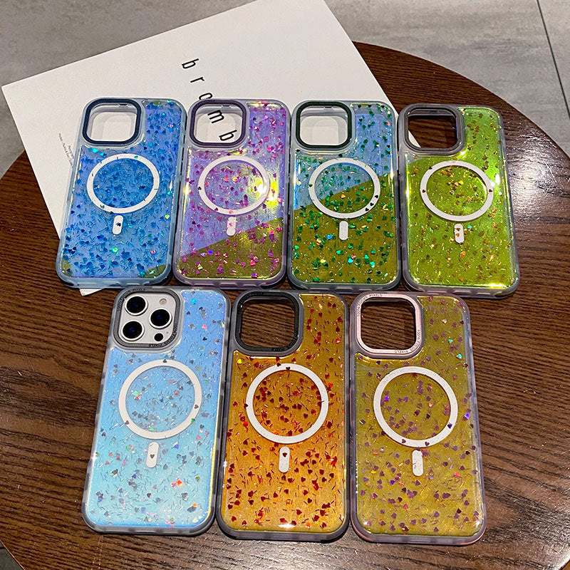 Laser Heart | MagSafe Phone Case Grip Set
