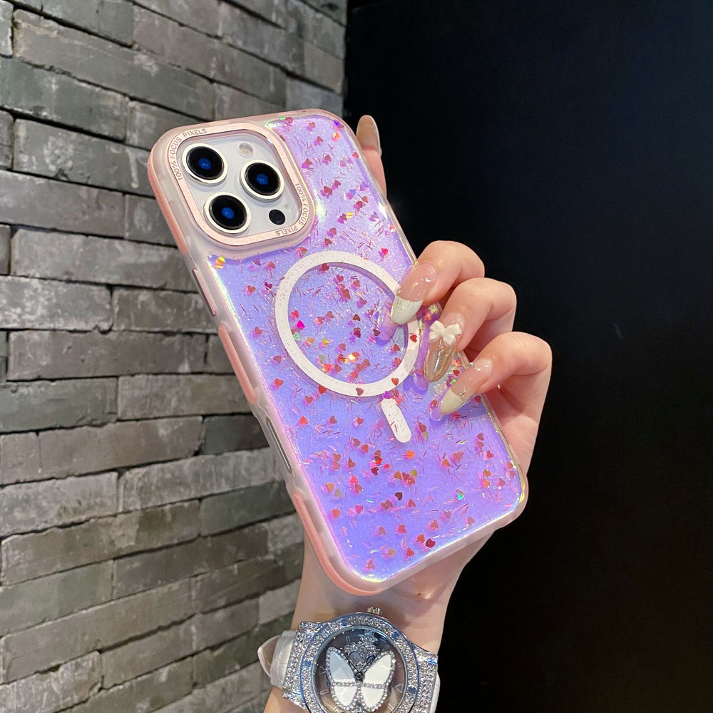 Laser Heart | MagSafe Phone Case Grip Set