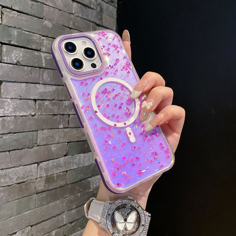 Laser Heart | MagSafe Phone Case Grip Set