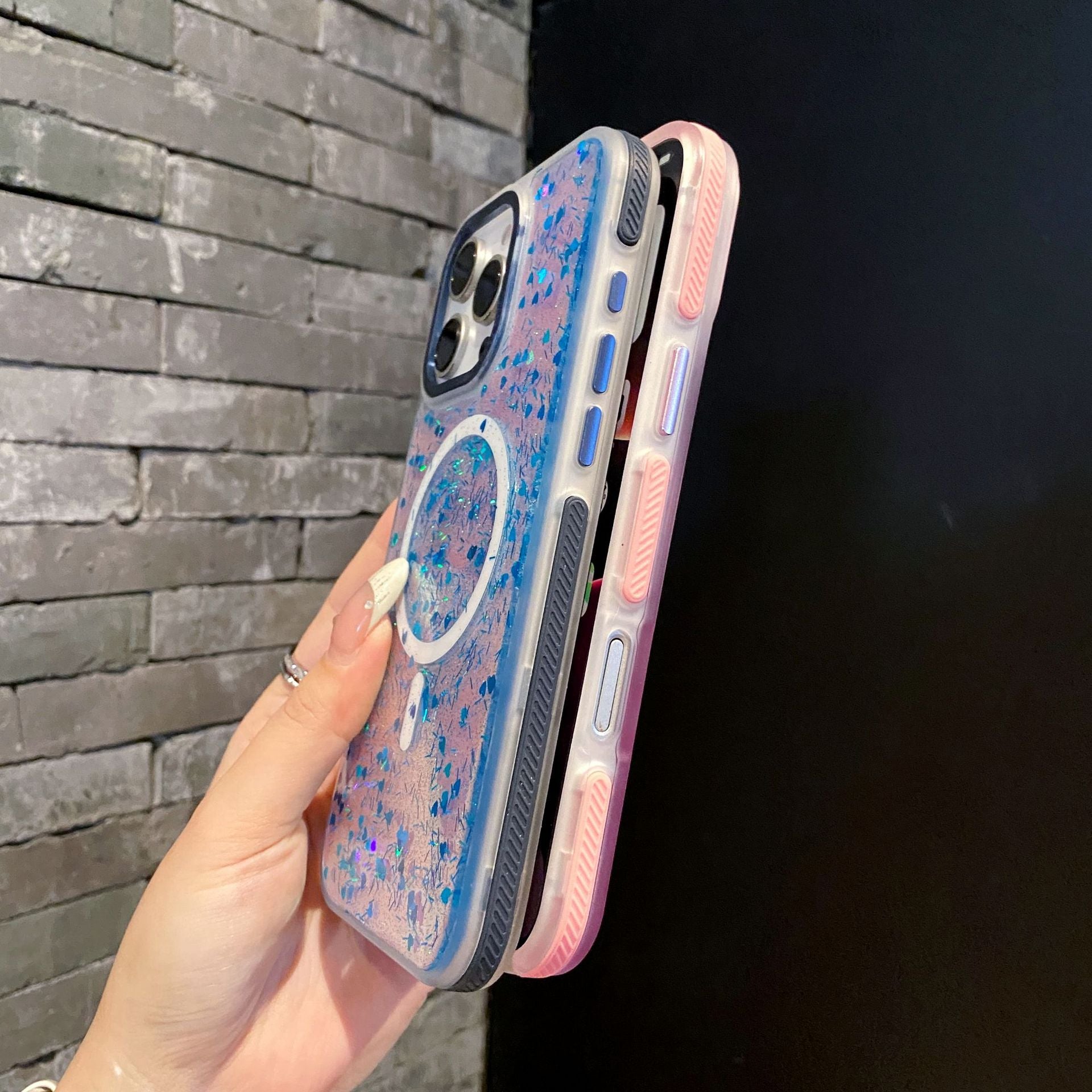 Laser Heart | MagSafe Phone Case Grip Set