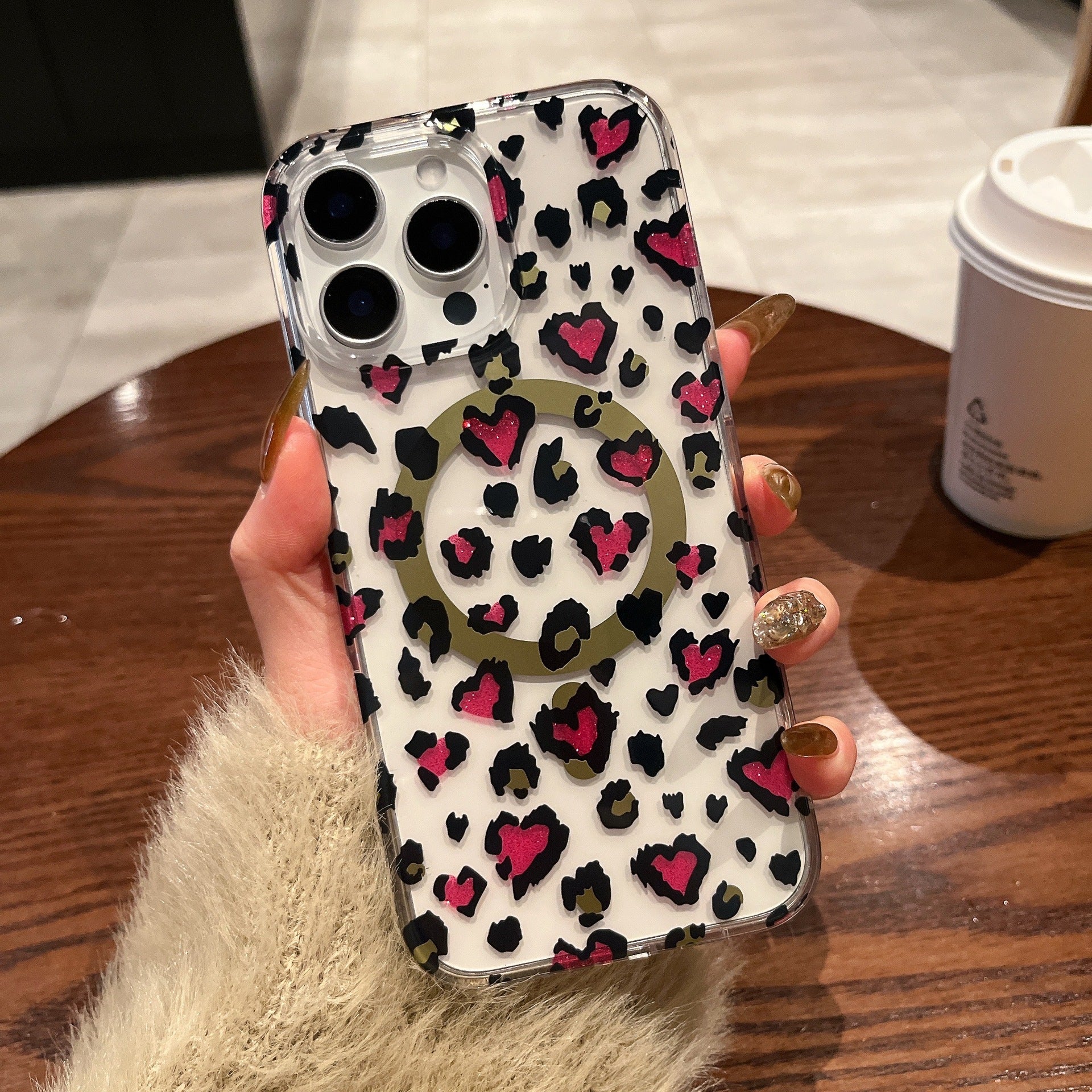 GildedBeast | Rose MagSafe Phone Case Grip Set