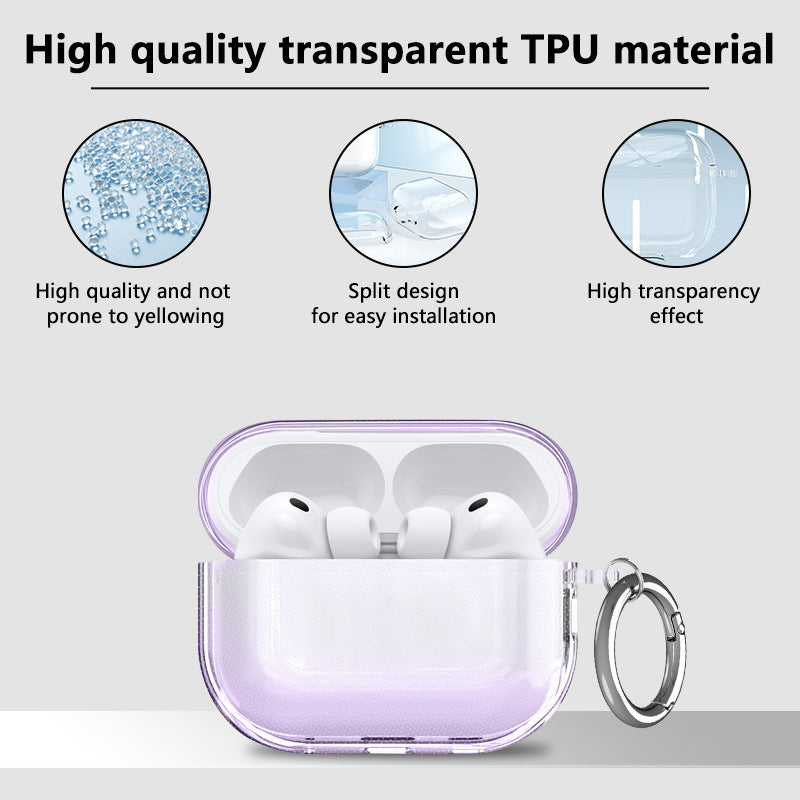 Mint Glow Blue Airpods Case