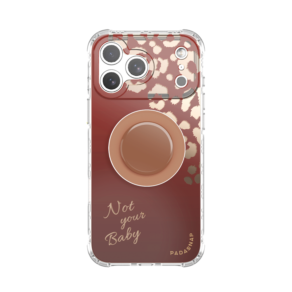 Not Your Baby Brown MagSafe Phone Case Grip Set