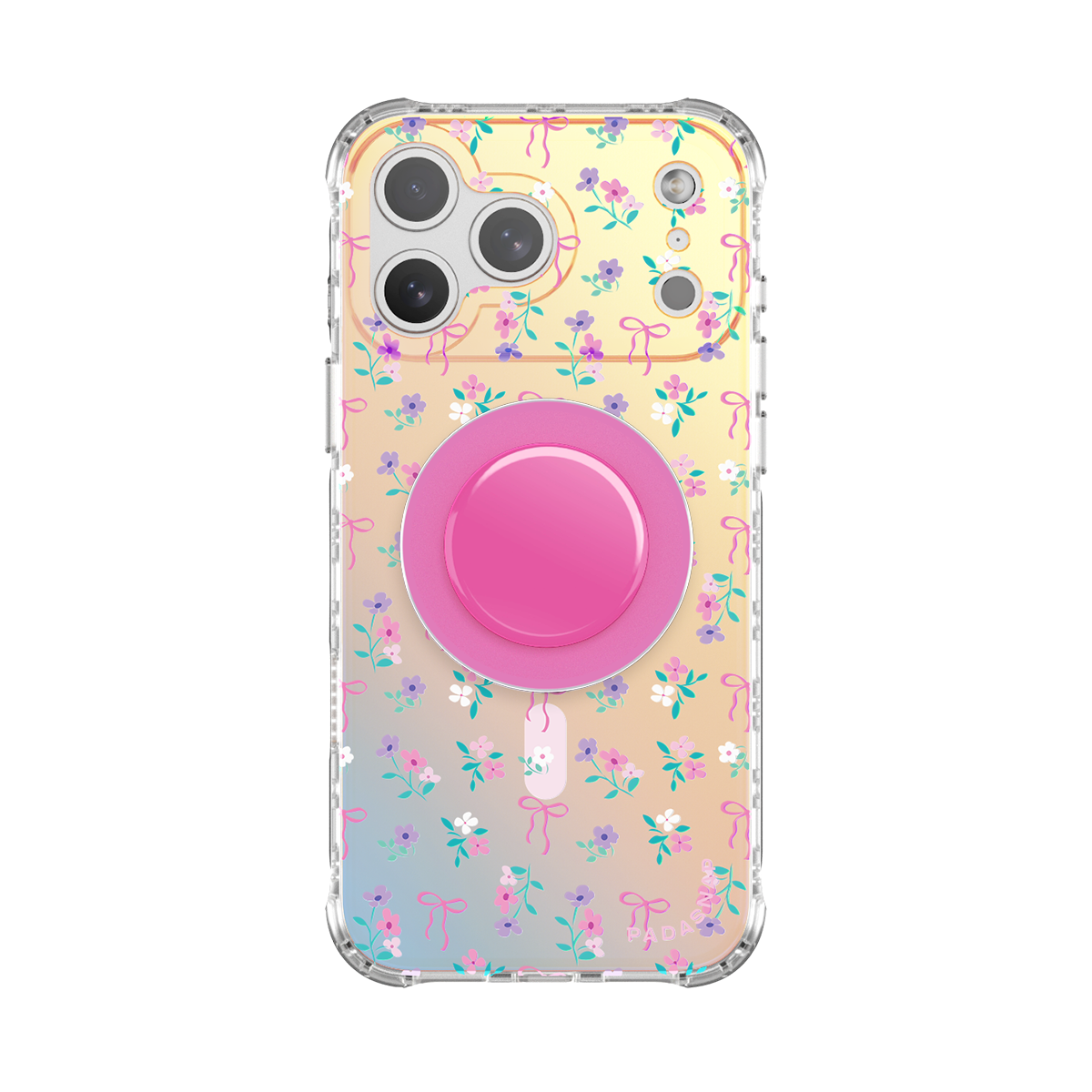Cottage Bloom|Pink MagSafe Phone Case Grip Set
