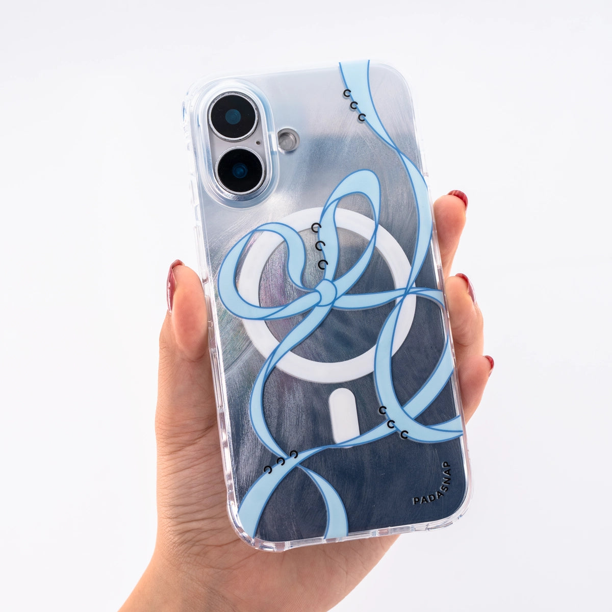 Starry Ribbons | Blue Quicksand MagSafe Phone Case