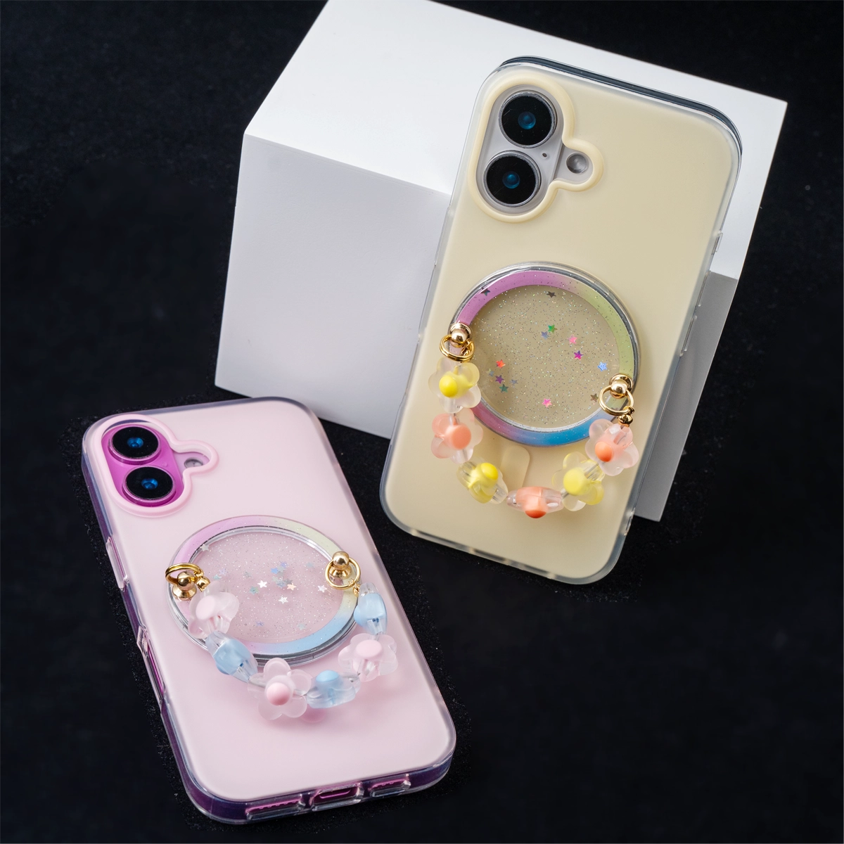 Glimmer Daisy Chain | MagSafe Phone Case Grip Set